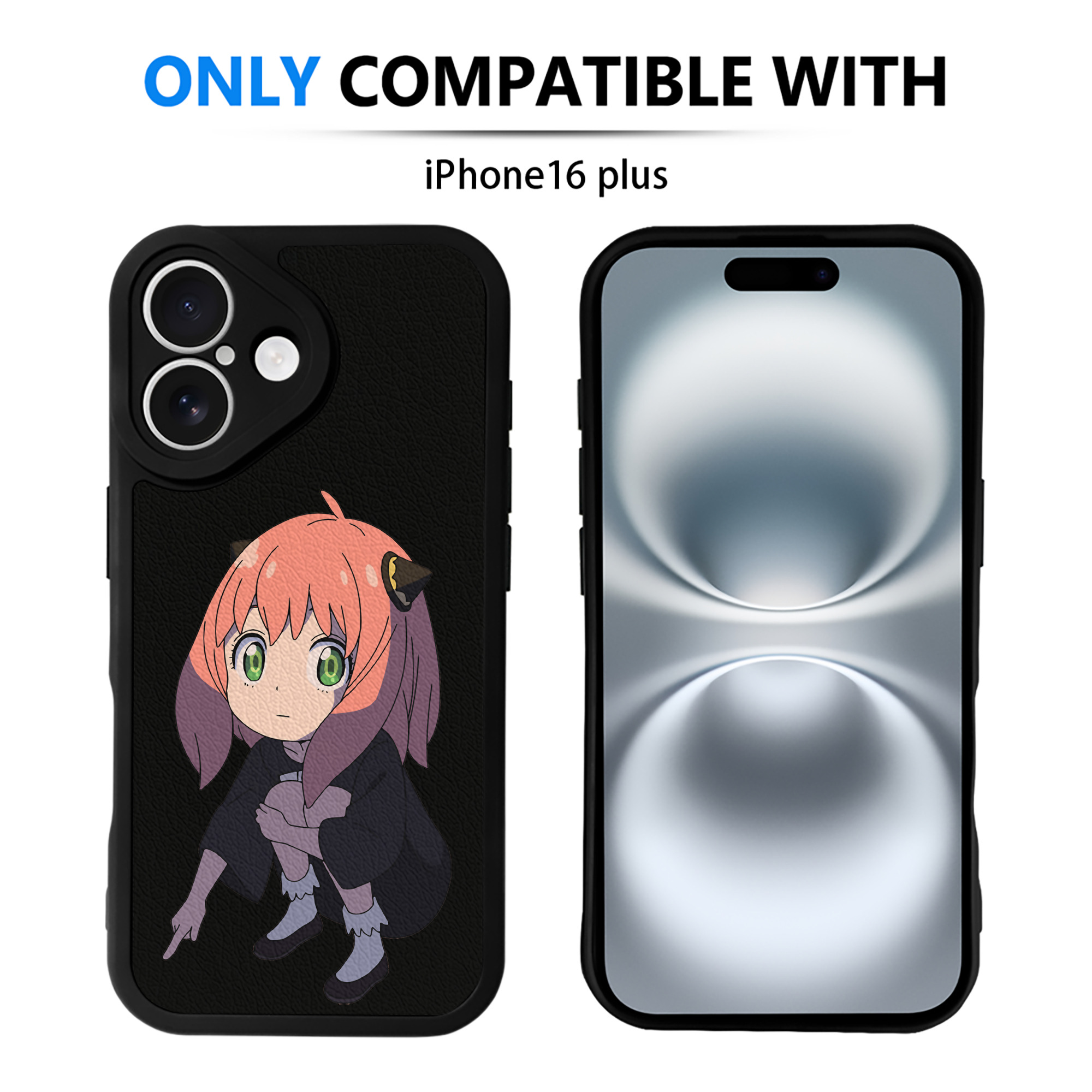 （画像用） SPY×FAMILY间谍家家酒 【iPhone 16シリーズ対応】シリコンスマホケース（レザー調） 材質：シリコン
